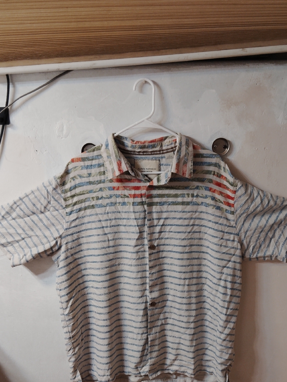 Mens Short Sleeve Button Down